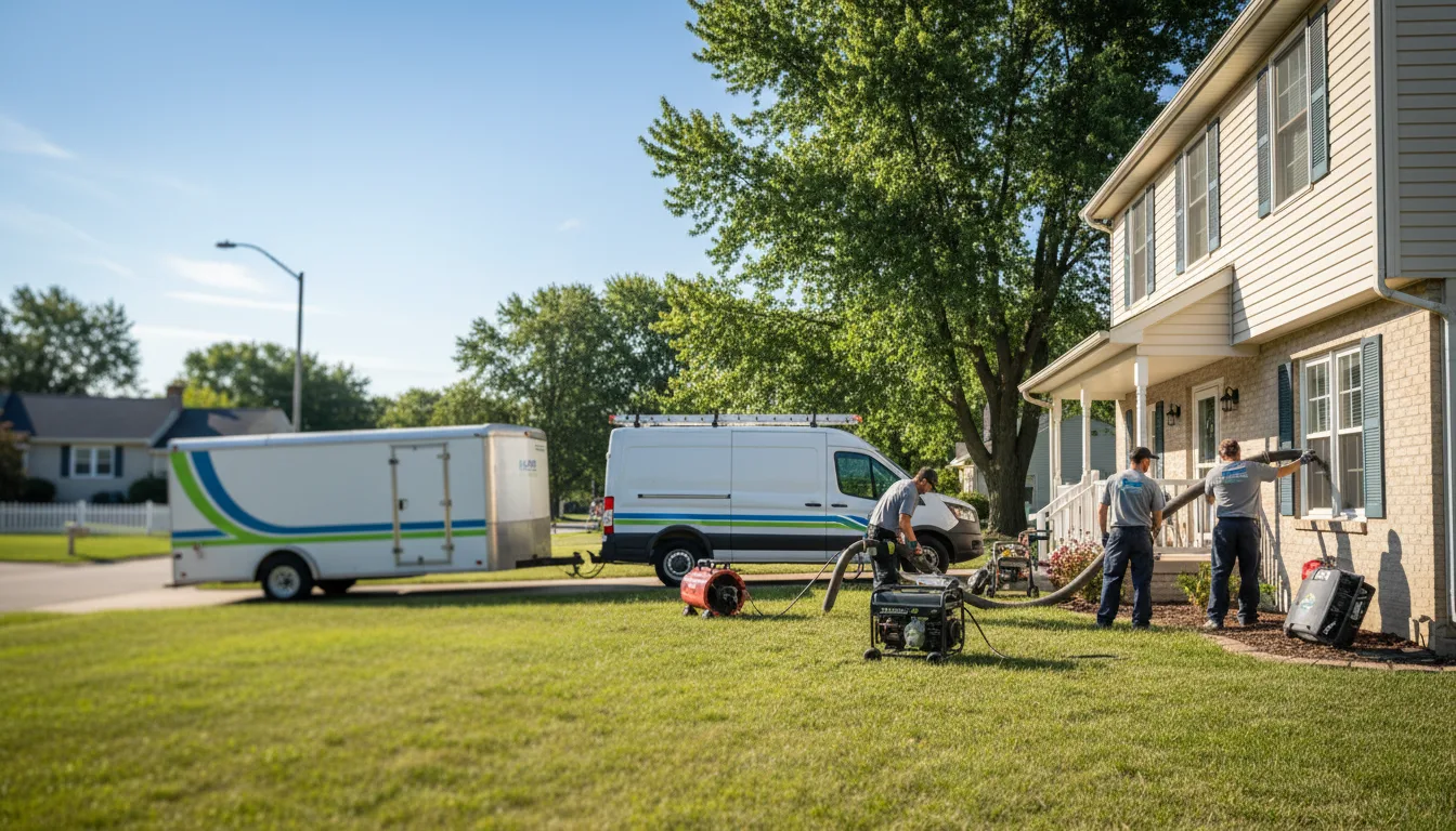 Flooded Basement Restoration And Cleanup With Repair in Batavia, IA near me